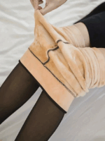 PANTY MEDIA CON PELUCHE NEGRA - Imagen 2